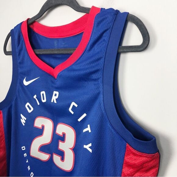 NIKE | NEW Detroit Pistons 23 Blake Griffin Motor City Jersey Men’s Size Large - Picture 3 of 11